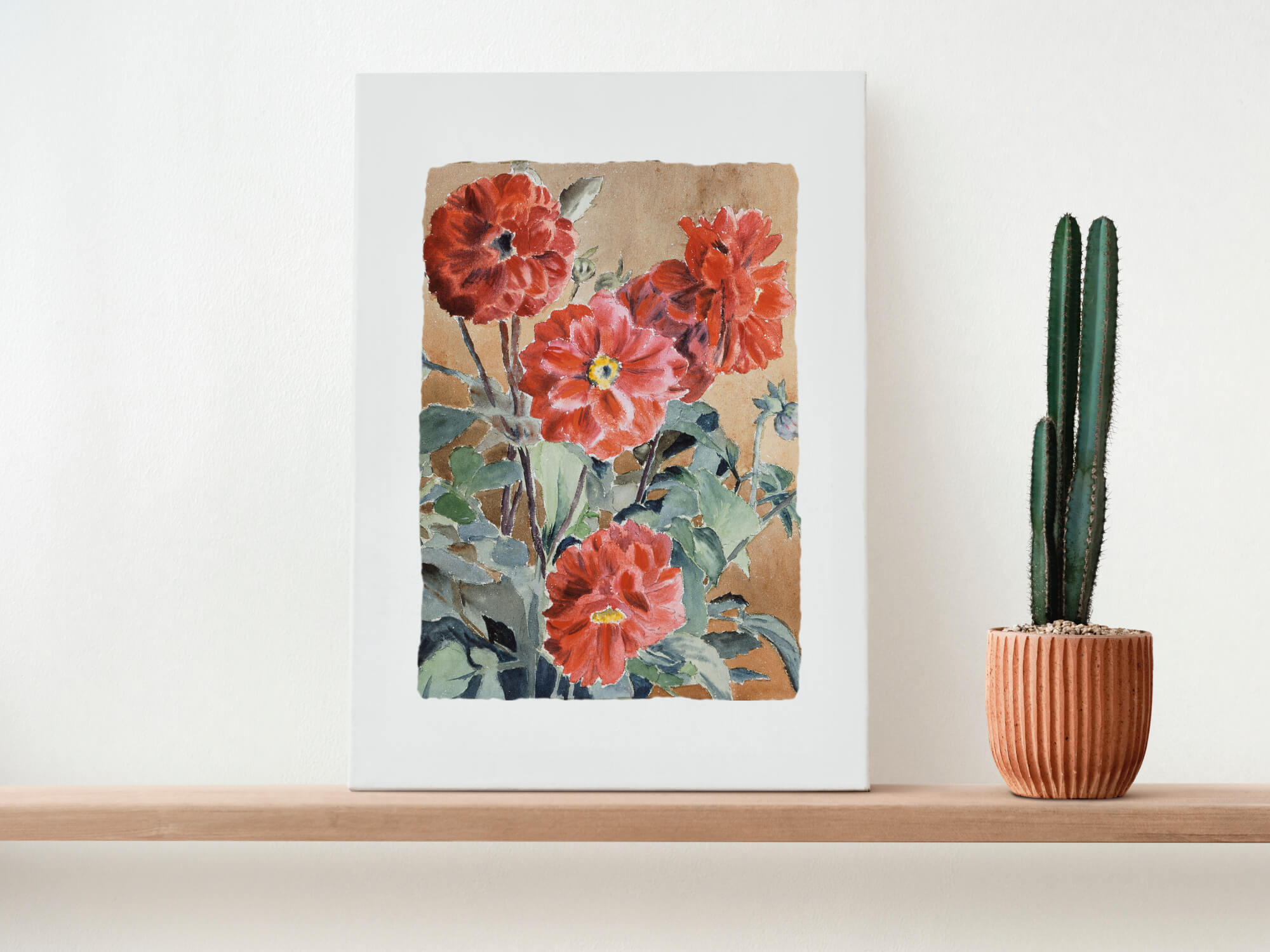 Framed Canvas Print Example from WIZART